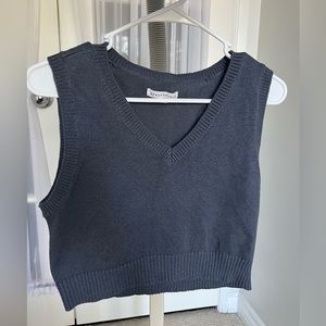 Aeropostale navy blue Cropped Sweater Vest